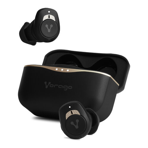 Auriculares Vorago Earbuds BT 600 ANC – Inalámbrico – Bluetooth – Micrófono – Negro – ESB-600-ANC