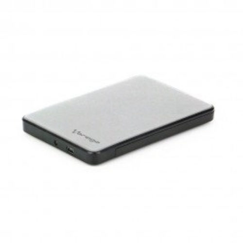 Gabinete Vorago Enclosure 102 – 2.5″ – USB 2.0 – SATA – HDD – Plata – HDD-102/P