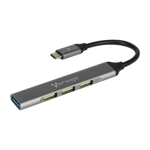 Hub USB Vorago HU-200 – USB-C a 1x USB 3.0 – 3x USB 2.0 – HU-200