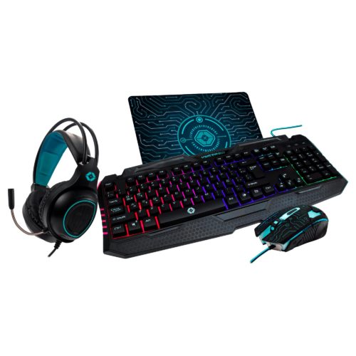 Kit Gamer Vortred Fully Armed – Teclado – Mouse – Diadema – MousePad – V-930136