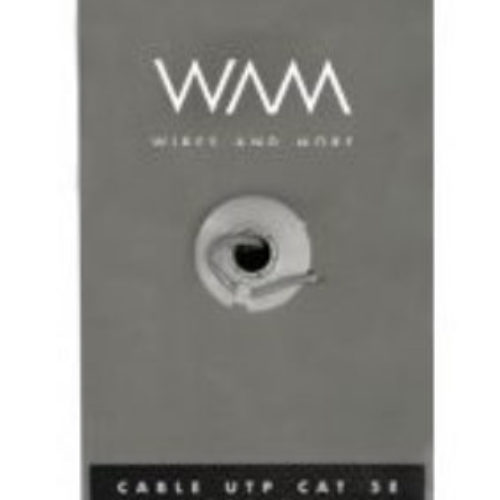 Bobina WAM – Cat5e – 305M – 24 AWG – Gris – CAT5E-GRIS