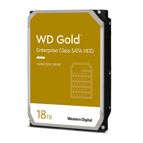 Disco Duro Western Digital WD Gold – 3.5″ – 18TB – SATA 3 – Para NAS – WD181KRYZ