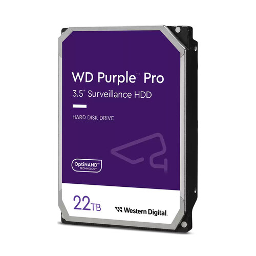 Disco Duro Western Digital WD Purple Pro – 3.5″ – 22TB – SATA III – WD221PURP