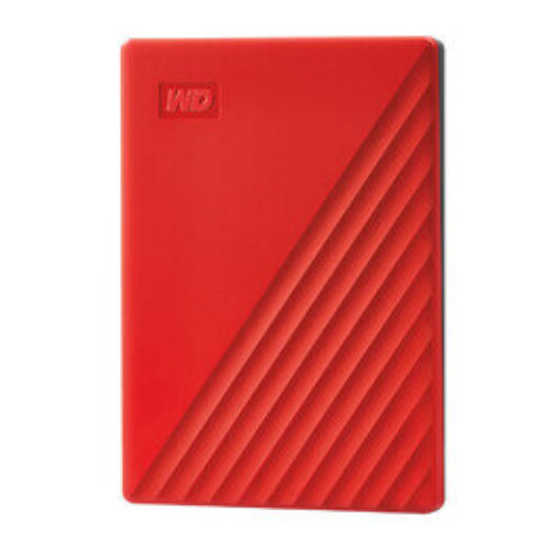 Disco Duro Externo Western Digital My Passport – 2.5″ – 4TB – USB 3.0 – para Windows – Rojo – WDBPKJ0040BRD-WESN