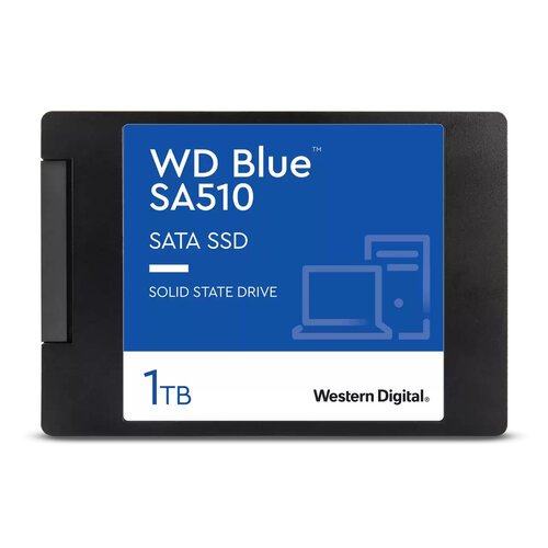 Unidad de Estado Sólido Western Digital WD Blue SA510 – 2.5″ – 1TB – SATA 3 – WDS100T3B0A