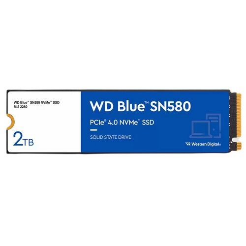 Unidad de Estado Sólido Western Digital WD Blue SN580 – M.2 – 2TB – PCI-E 4.0 ¡Cómpralo y llévate un código digital para disfrutar tú Starbucks favorito!									 – WDS200T3B0E