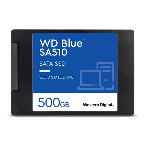 Unidad de Estado Sólido Western Digital WD Blue SA510 – 2.5″ – 500GB – SATA 3 – WDS500G3B0A