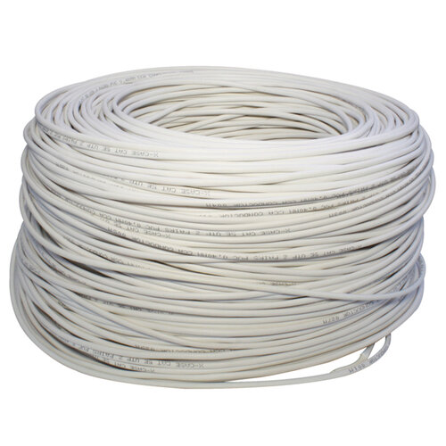 Bobina Cable Xcase – UTP – Cat5e – 305 Mts – Blanco – ACCCABLE12