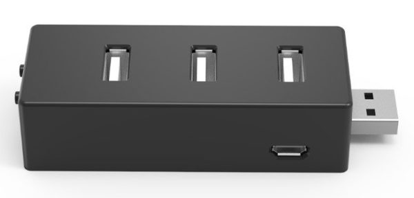 Hub X-Media XM-UH2004 - 4 Puertos USB 2.0 - Micro-USB - Negro - XM-UH2004 - Imagen 3