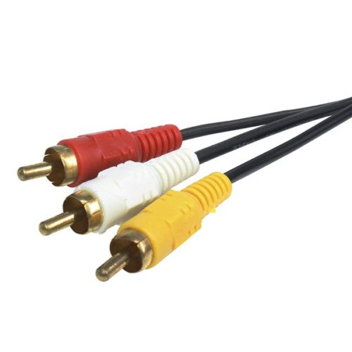 Cable Xcase RCA – 1.8m – Macho a Macho – Tres Entradas – RCACA3M180