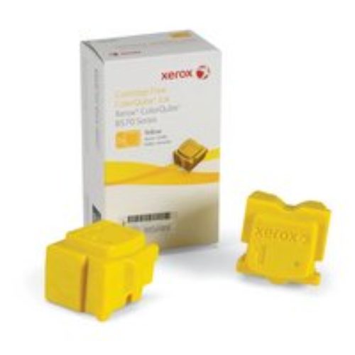 Tinta Sólida Xerox 108R00938 – Amarilla – 4,400 Páginas – Caja con 2 Piezas – 108R00938
