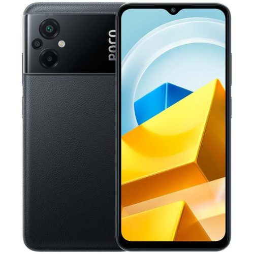 Smartphone Xiaomi POCO M5 – 6.58″ – MediaTek Helio G99 – 4GB – 128GB – Cámara 5MP/50MP – Android – Negro – POCOM5-NEGRO/4+128