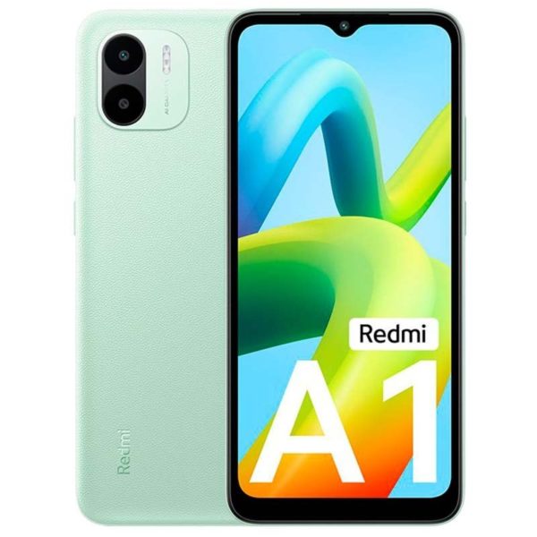Smartphone Xiaomi Redmi A1 - 6.52" - MediaTek Helio A22 - 2GB - 32GB - Cámaras 5MP/8MP - 5000mAh - Android - Verde - RedmiA1-Verde Claro