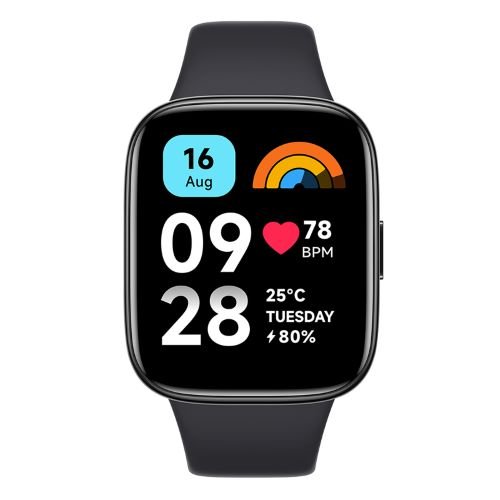 Smartwatch Xiaomi Redmi Watch 3 Active – 1.83″ – Bluetooth – Android/iOS – Negro – REDMI WATCH 3 ACTIVE NEGRO