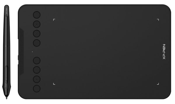 Tableta Gráfica XP-PEN Deco mini7 - Área 7" x 4.37" - 5080 LPI - USB-C - Negro - DECO MINI7