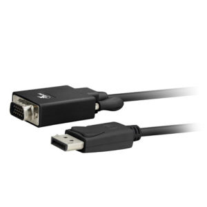 Convertidor Xtech XTC-342 - DisplayPort a VGA - 1.8 m - Negro - XTC-342