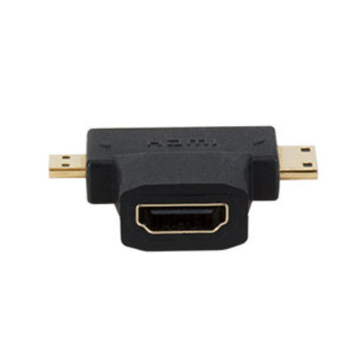 Adaptador HDMI Xtech XTC-355 – HDMI Hembra – Micro HDMI – Mini HDMI – XTC-355