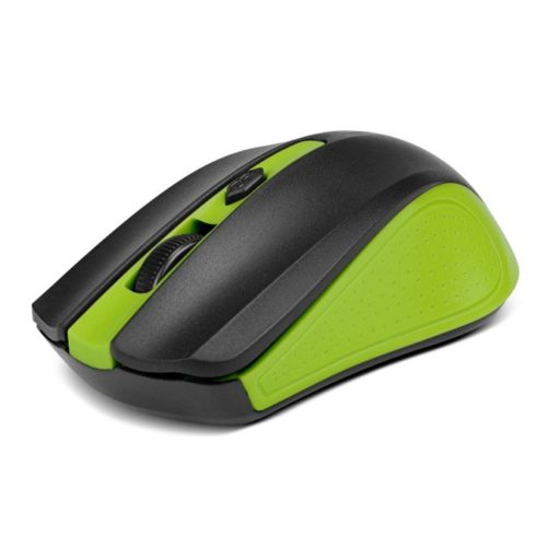 Mouse Xtech XTM-310GN – Inalámbrico – USB – 4 Botones – Negro con Verde – XTM-310GN