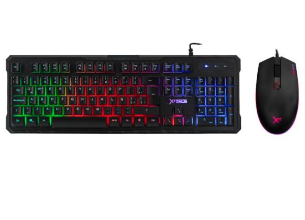 Kit Gamer Xtreme PC Gaming NA-40002 - Teclado - Mouse - LED - Alámbrico - español - XT-932745