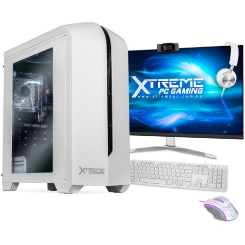 Computadora Gamer XTREME PC GAMING CM-91012 – Intel Core i5-10400 – 8GB – 240GB SSD – Windows 10 de Prueba – Incluye Monitor, Teclado y Mouse – XTPCI58GBHD630M