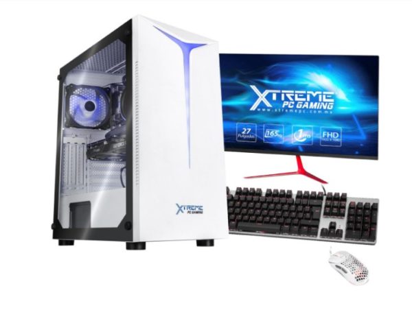 Computadora Gamer Xtreme PC Gaming CM-05406 - NVIDIA GeForce RTX 3060 - AMD Ryzen 5 5600X - 16GB - 2TB - 500GB SSD - Windows 10 Versión de Prueba - Incluye Monitor, Teclado y Mouse - XTPCR516GB3060MWV1