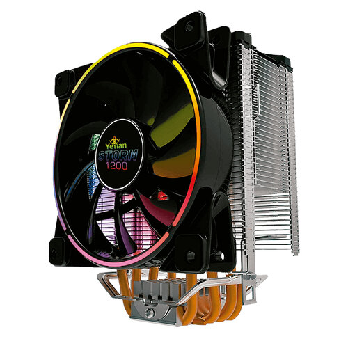 Disipador YeYian STORM 1200 – 126x85x148mm – 1000 RPM – RGB – AC1200