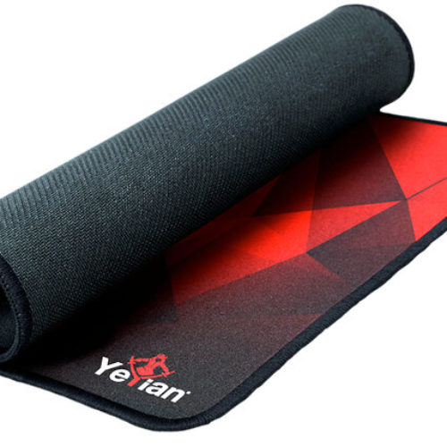 Mouse Pad Gamer YeYian Krieg 1050 – 500x360x3mm – Negro con Rojo – YSS-MP1050N