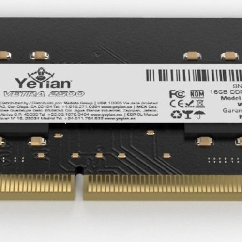 Memoria RAM YeYian Vetra 2500 – DDR4 – 16GB – 2666MHz – SO-DIMM – Para Laptop – YCM-16SD-01