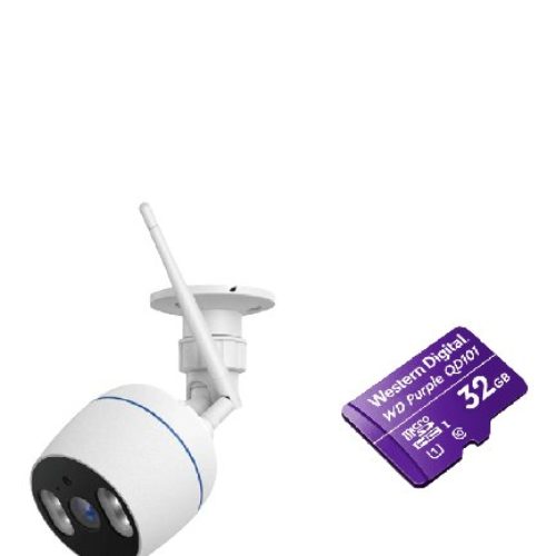 Cámara IP ZKTeco NGC501 – 2MP – Bala – Lente 3.6mm – IR 5M – Wi-Fi – Ethernet – Incluye Memoria Micro SDHC 32GB – NGTECO 501 With SD Card