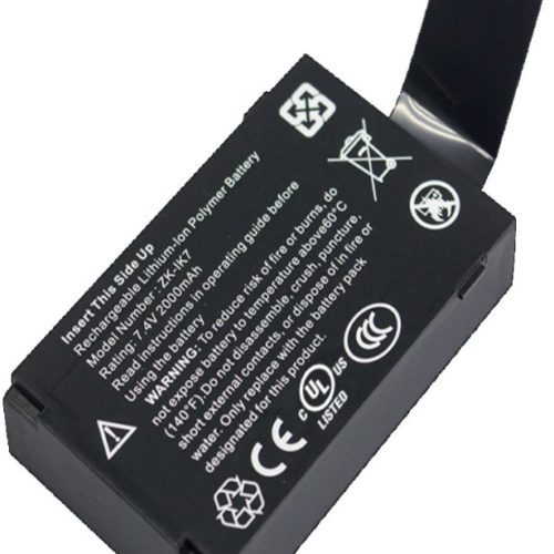 Batería de Respaldo ZKTeco IK7 – Para Control de Acceso – 12V DC – ZK-IK7