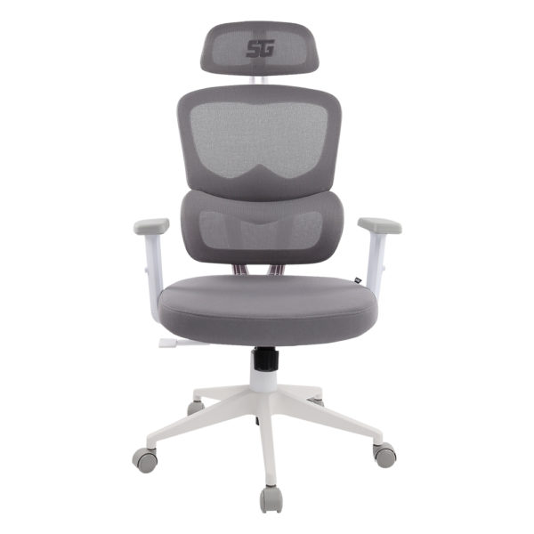 Silla Mesh Gaming Chair Vorago CGM-400, hasta 150Kg, Blanco