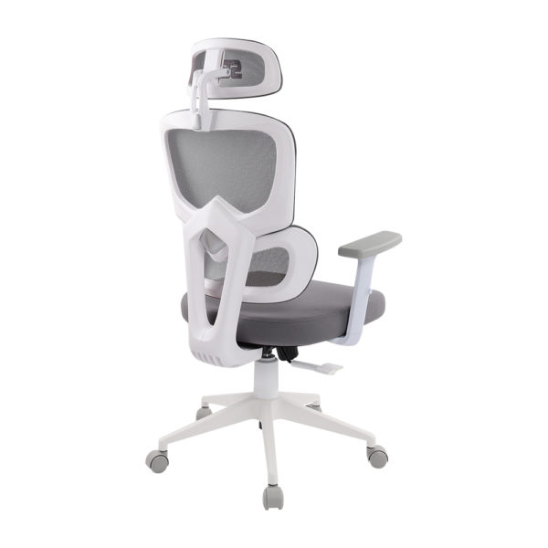 Silla Mesh Gaming Chair Vorago CGM-400, hasta 150Kg, Blanco - Imagen 7