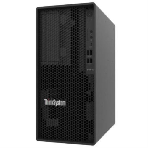 Servidor Lenovo ThinkSystem ST50 V2, Intel Xeon E-2324G 3.10GHz, 16GB DDR4, 2TB HDD, 3.5″, SATA III, Torre (4U) – no Sistema Operativo Instalado